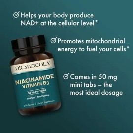 Dr. Mercola Niacinamide Vitamin B3 50mg 270tabs                                                                                                       
