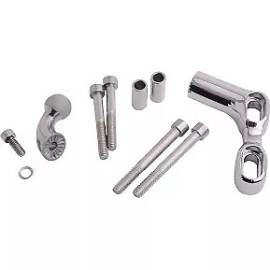 Cirò Ciro 50150 Chrome Offset Perch Mount for Ciro Accessories