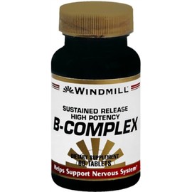 Windmill Vitamin B-Complex Tablets Sustained Release 60 Tablets (Pack of 9)