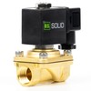 U.S. Solid 1/2 inch solenoid valve - brass DC 12
