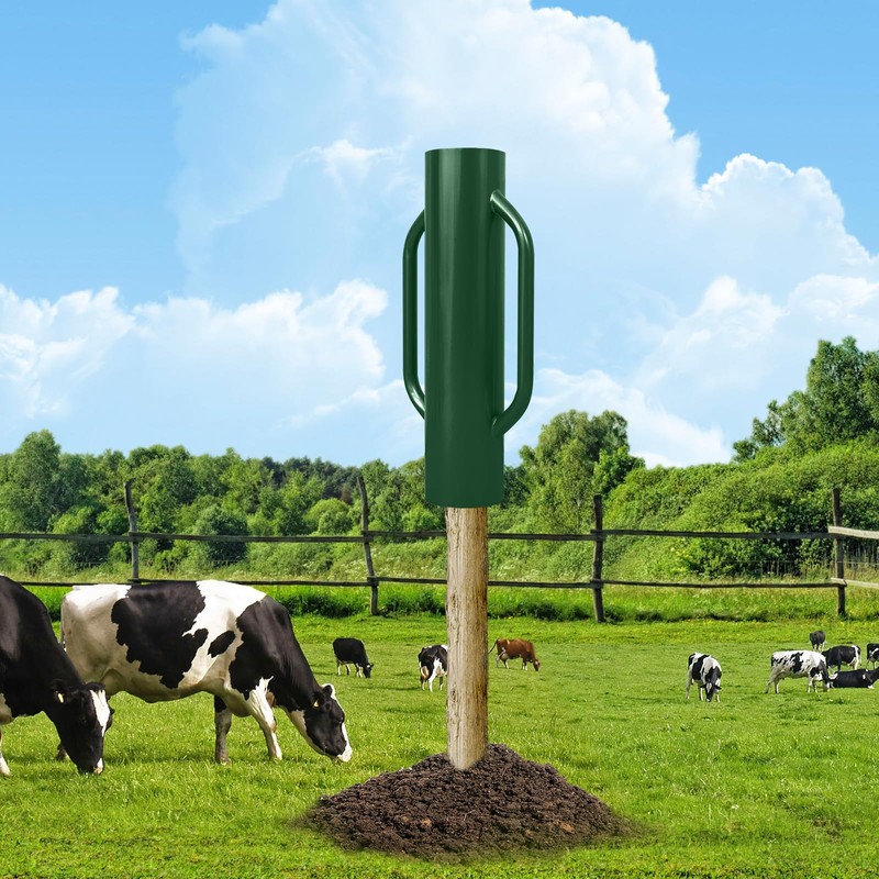 Gaderth 37 Lbs Fence Post Driver with Handle,Manual T Post