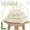 VELVETIO Bamboo Towels - Premium Hand Towels Set of 2