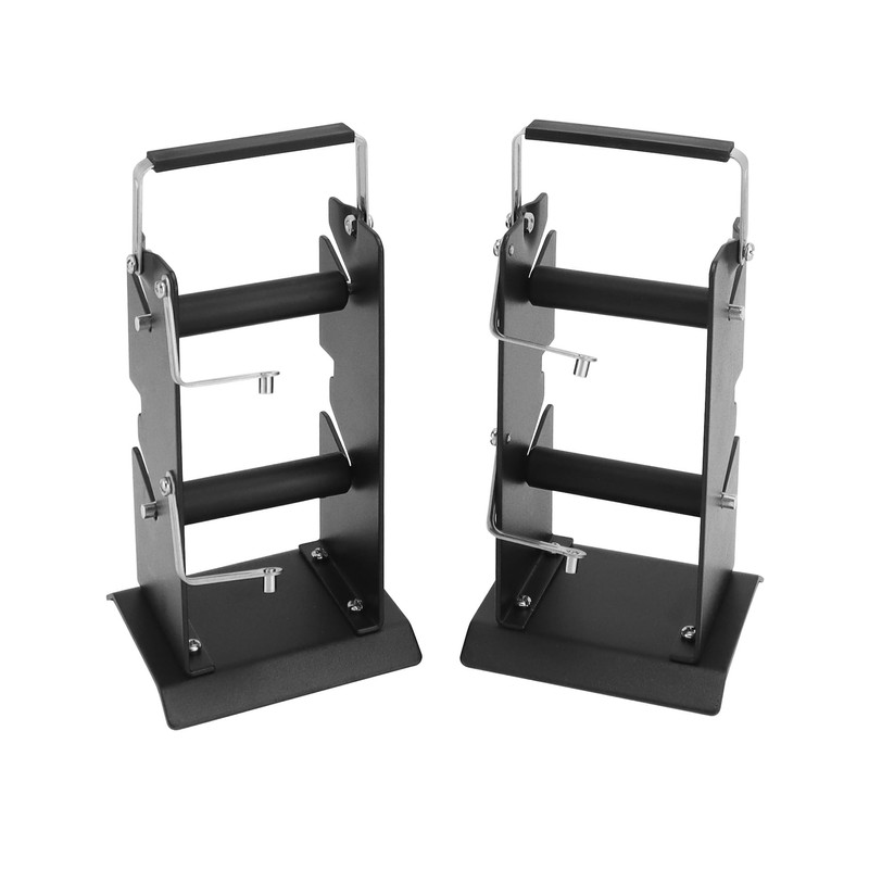 QWORK 2 Pack Dual Solder Dispenser Reel Solder Reel Stand,