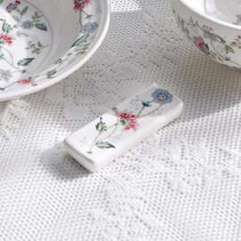 Provence Korean Ceramic Chopstick Rest 4-Piece Set / 프로방스 국산 도자기 수저받침 4p세트
