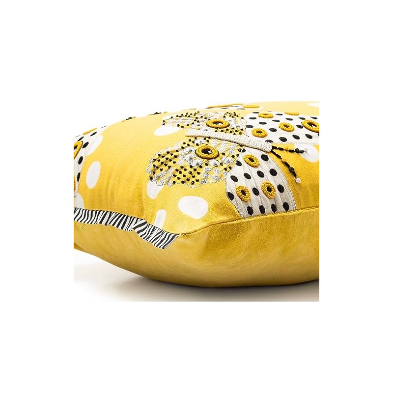 MACKENZIE-CHILDS Spot On Butterfly Lumbar Pillow