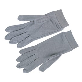 Pure Silk Womens Gloves For Sleeping Moisturizing, Sunscreen UV Protection Silk Gloves For Summer, Gray, One Size