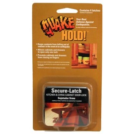 Quakehold! 4250 Secure-Latch Cabinet Door Latch
