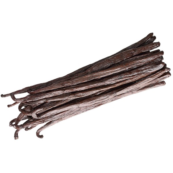 25 Vanilla Beans - Whole Gourmet Grade A Pods for Baking, Homemade Extract, Brewing, Coffee, Cooking - (Tahitian)