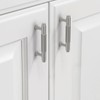 9BUILD 10 Pack Knurled Cabinet Pulls 3.75 Inch Brushed Satin