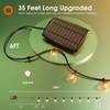 addlon 35FT Solar String Lights Outdoor with Remote, Waterproof G40