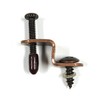 Glass Retaining Clip in Antique Copper - 25 Pack