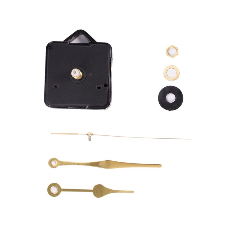 SHINEOFI 3pcs DIY Clock Movement Mechanism with Elegant Hands Silent