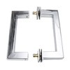 Stainless Steel 304 Grade Tubular Back to Back Shower Door