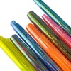 30x135cm Holographic Clear PVC Vinyl 0.4mm Iridescent Laser Transparent Rainbow