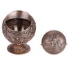 Antique Alloy Round Ashtray, Ashtray, Metal Ashtray, Retro for Office
