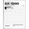 Pioneer SX-1250 Stereo Receiver Owners Manual