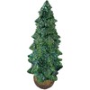Northlight Glittered Pine Tree Christmas Decoration - 9.5"