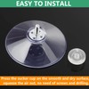 vilihkc 10PCS Sucker Cup Suction Hook Plastic Sucker Pad Holder