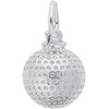 Sterling Silver Golf Ball Charm