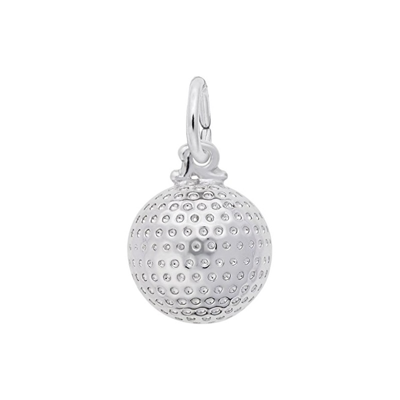 Sterling Silver Golf Ball Charm