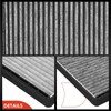 A-Premium 2-PC Cabin Air Filter with Activated Carbon Compatible with