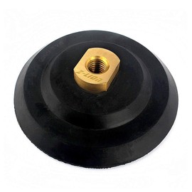 Z-LION 5 Inch Rubber Backer Pad Hook&Loop Backing Pad with 5/8-11 Thread for Counter Edge Wet Dry Polishing