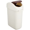 Pearl Metal H-2249 Urbanity Swing Trash Can with Lid, 3.2