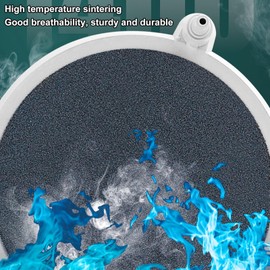 Aquarium Air Stone Aquarium Air Stone Nano Bubble Air Stone for Aquarium Oxygen Aquarium with 2 m Air Hose Oxygen Stone for Aquarium Accessories 50 mm