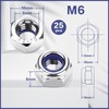 M6 Hexagonal Nuts Stainless Steel A2 V2A Hexagonal Nut Self-Locking