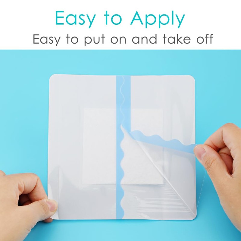 10 Pcs Waterproof Ostomy Bag Cover with Non-Stick Pad Extra