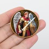 Archangel Michael Challenge Coin - Psalm 91:10-11 Inspirational Religious Coin