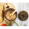KPAVIR Rustic Salt Box with Hand Carved Lid & Spoon,