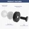 ENUODA Suction Cup Hooks for Shower, No Drill Shower Hooks
