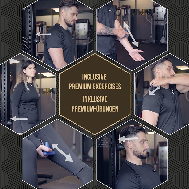 BOZEERA Trigger Point Push Button Set with Suction Cup for