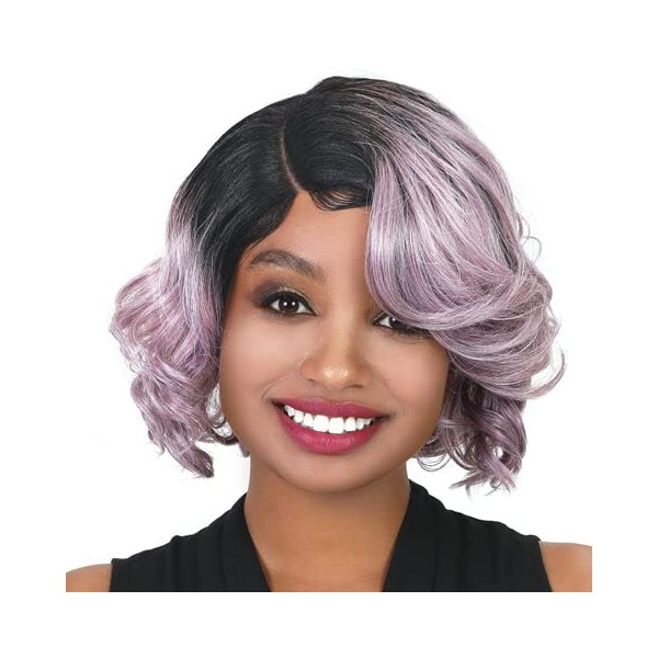 Diana Bohemian Wig Synthetic Lace Wig Layered Wavy Bob Style
