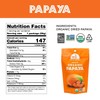 Mavuno Harvest Direct Trade Organic Dried Fruit, Papaya, 6 Count