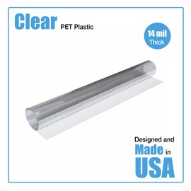 KidKusion Clear View Indoor/Outdoor Railguard | Made in USA | 15' Long x 33" Tall | Clear | Banister and Rail Protection for Kids and Pets