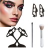 4pcs Eyetour Eyeshadows Tool,Eyetour Eyeshadow Tool Guide with Brush for