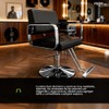 Raganet Silla Hidráulica Profesional Barbería Salón Belleza Base Metálica Redonda