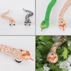 RC Snake Toy Retractable Tongue Swinging Tail Sliding Motion USB