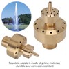 Copper Double Column Fountain Nozzle Music Fountain Landscape Scenery Nozzle