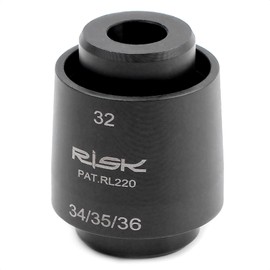 KIEVODE - Herramienta de instalación de sello antipolvo 4 en 1 para horquillas de suspensión de bicicleta, horquilla de bicicleta, guía de instalación de limpiaparabrisas para 32 mm, 34 mm, 35 mm, 36 mm, Fox Rockshox y más