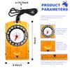 Outdoor Compass with Adjustable Declination, Magnifier, Ruler, Scale, Multifunctional Kids