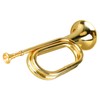 Military Style Trumpet C Key Brass Easy to Play Trumpet