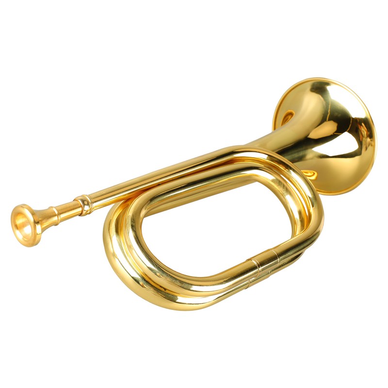 Military Style Trumpet C Key Brass Easy to Play Trumpet
