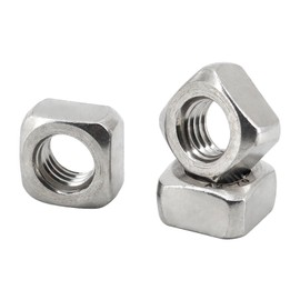 M5 Square Nut 304 Stainless Steel Thread Cutter (Pack of 100)
