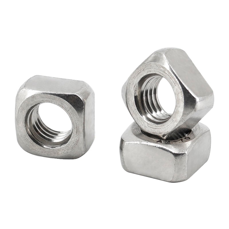 M5 Square Nut 304 Stainless Steel Thread Cutter (Pack of
