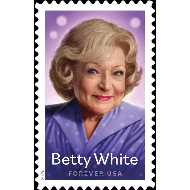 Betty White Stamp Sheet 20 Forever Stamps