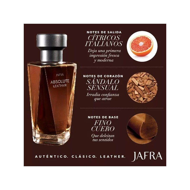 Jafra Absolute Leather + Absolute 56 + Envio Gratis