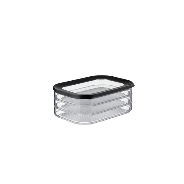 Mepal Modula 3-Ply Nordic Black Cold Meat Box - 1650